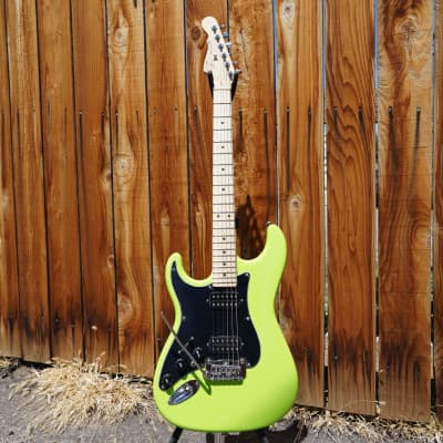 G&L USA Legacy HH Sublime Green Left Handed 6-String Electric Guitar w/ Black Tolex Case (2022) image 2