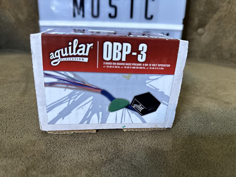Aguilar  OBP 3SK  Preamp 3 BAND BOOST/CUT image 1