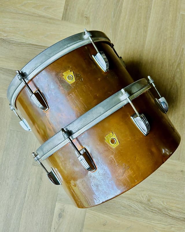 Ludwig Copper timbales 19601969 Copper Reverb