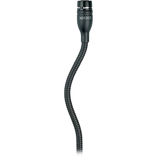 Shure MX202B/S Condenser Microphone - Super-Cardiod, Black (50 Hz to 17 kHz) image 1