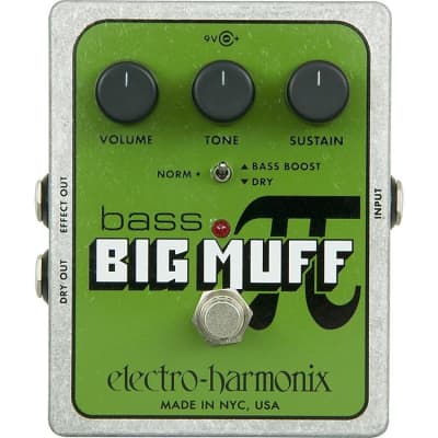Electro Harmonix Bass Big Muff Pi Fuzz Guitar Pedal for sale
