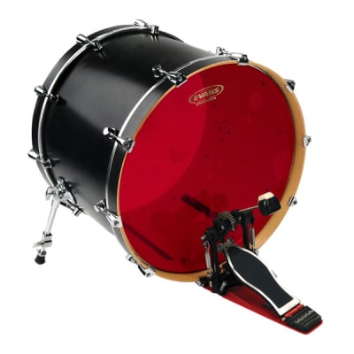 Evans BD22HR 22-Inch Hydraulic Red Bass Drum Head image 2