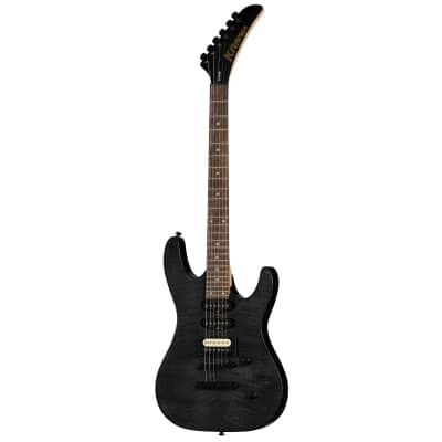 Kramer Striker Figured HSS Stoptail Electric Guitar (Transparent Black)(New) image 2