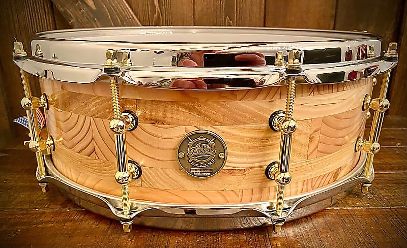 DrumPickers 14x5” Heirloom Classic Snare Drum in Natural Gloss image 1
