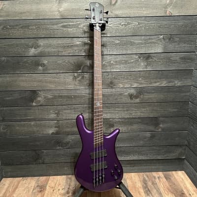Spector NS Dimension 4 String HP Multi Scale Electric Bass Guitar Plum Crazy B Stock image 13