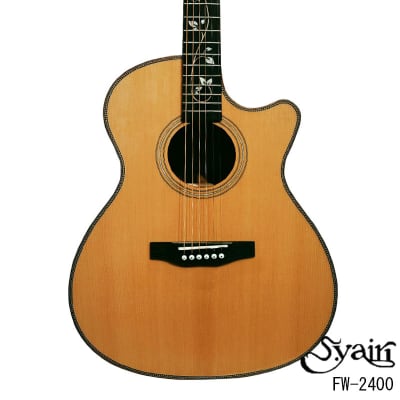 Limited! S.yairi FW-2400 solid sitka spruce & solid back rosewood grand auditorium acoustic guitar for sale