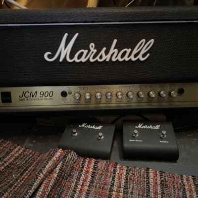 Marshall JCM 900 Model 4500 50-Watt Hi Gain Dual Reverb Head 