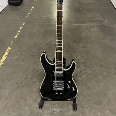 Schecter C-1 ELITE Early-00’s - Black w/ Abalone Trim for sale