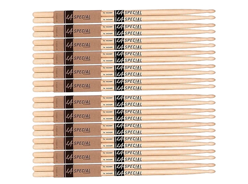 12 PACK Promark LA Special 7A Wood Tip Drumstick, LA7AW-12 | Reverb