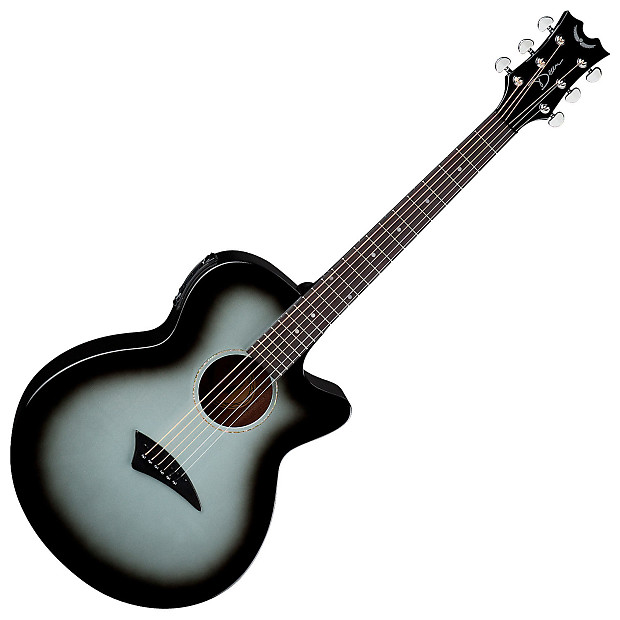 Dean Axcess Performer Cutaway Acoustic-Electric Guitar Silverburst image 1