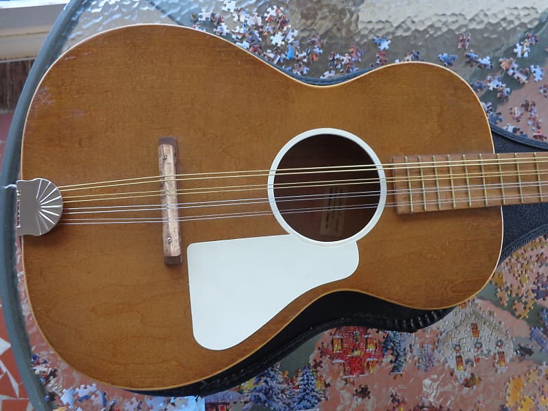 1960's Jackson Octave Mandolin / Double Irish Tenor Guitar - Period Case image 1