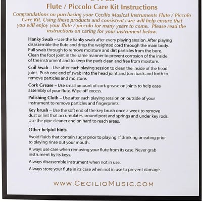 Cecilio Flute or Piccolo Care & Maintenance Kit image 5