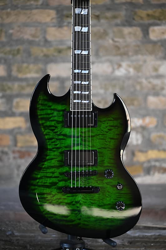 ESP USA Viper - Dark Green Sunburst | Reverb