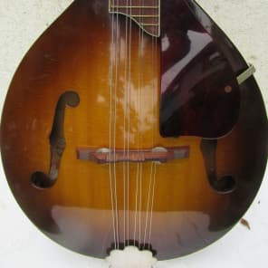 Harmony  Monterey  H417 Mandolin,  1960's,  Sunburst, Top Of Line, Barely Used, Case image 5