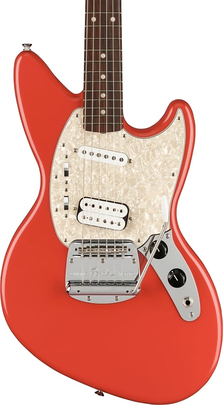 Fender Kurt Cobain Jag-Stang® Electric Guitar, Fiesta Red w/ Deluxe Gig Bag image 1