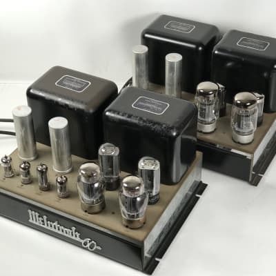 McIntosh MC-60 60 Watt Audio Amplifiers (Pair) image 1