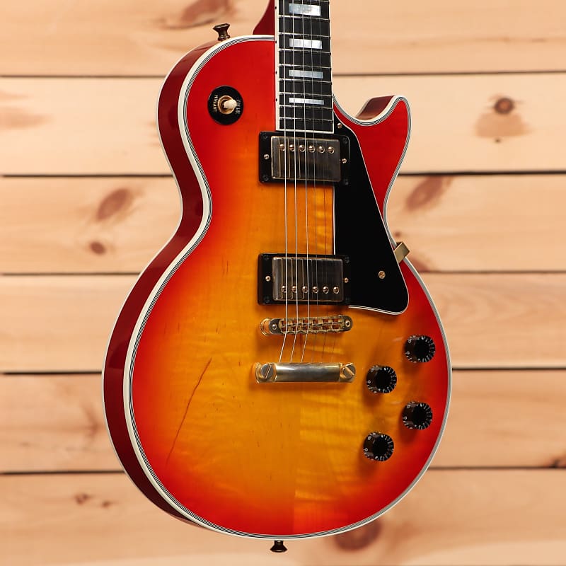 Gibson Les Paul Custom Figured - Heritage Cherry Sunburst - CS301960 - PLEK'd image 1