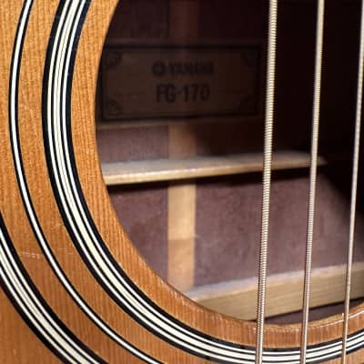 Yamaha FG-170 Folk Guitar Natural | Reverb