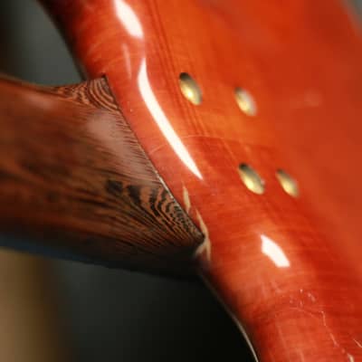 Warwick Streamer Pro M 5-String Bass (LX 5), 1996, Honey Violin, Wenge/Wenge/Maple,  Made in Germany image 9
