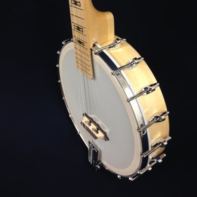Caraya Concert Size All Maple Open-Back Banjo Ukulele,Banjolele,4-String |BJ-24| image 8