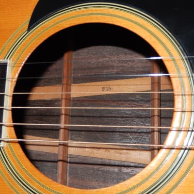 MADE IN JAPAN 1972 - YAMAKI F150 - ABSOLUTELY AMAZING - MARTIN D41 STYLE - ACOUSTIC GUITAR image 4