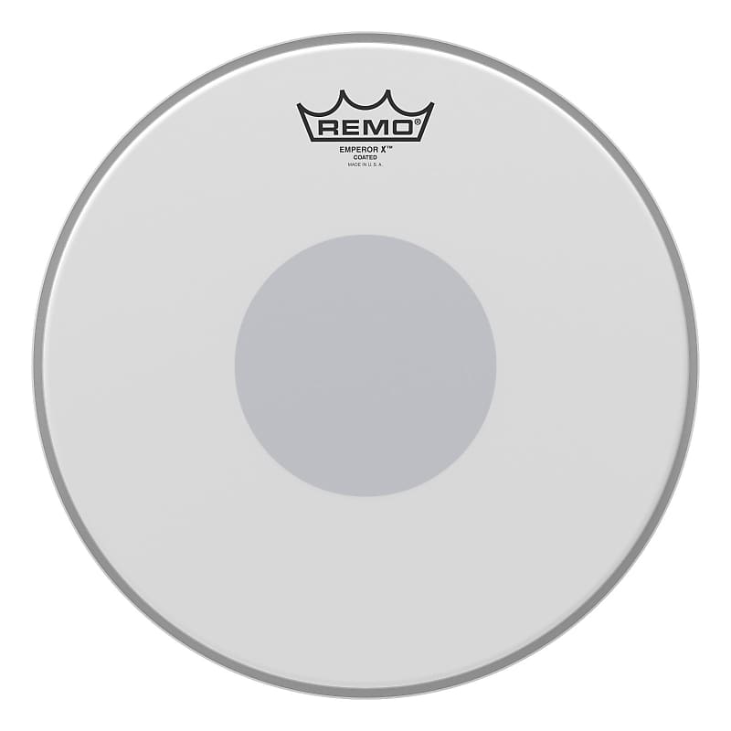 Remo Emperor X Coated Snare Drumhead - Bottom Black Dot 12" image 1