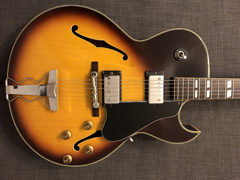 Morris MA-B 1970 Tobacco Sunburst (Gibson ES-175 replica)