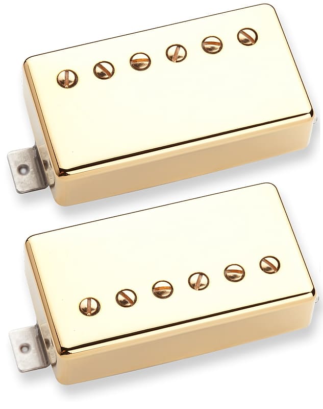 Seymour Duncan High Voltage Humbucker Gold Guitar Pickup Set Reverb
