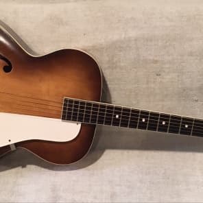 Silvertone Kay N1 / N3 Hollowbody Archtop F-Hole Acoustic Guitar 1950's-1960's Tobacco Burst image 2