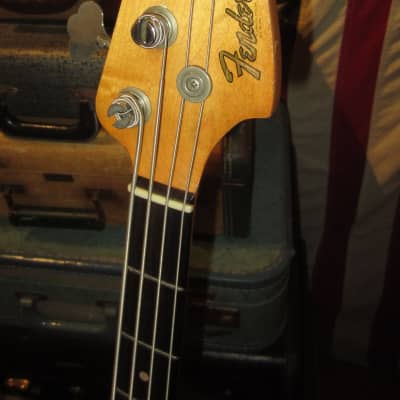 1963 Fender Jazz Bass Sunburst w Original Case Blue Oyster Cult image 3