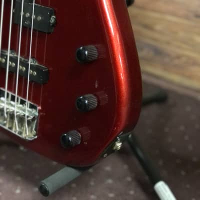 Yamaha RBX170 4-String Bass Guitar Metallic Red image 8