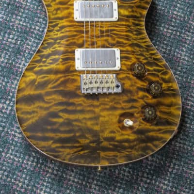 2021 Paul Reed Smith DGT Wood Library 10-Top Yellow Tiger! PRS! w/OHSC image 4