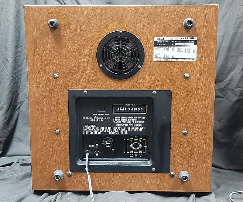 Akai X-1810 Reel-to-Reel Tape Recorder & 8 Track Player