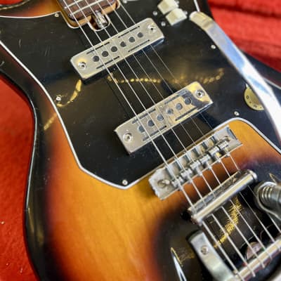 Kay ET-200 electric guitar 1960’s - Teisco bizarre MIJ Japan original vintage image 4