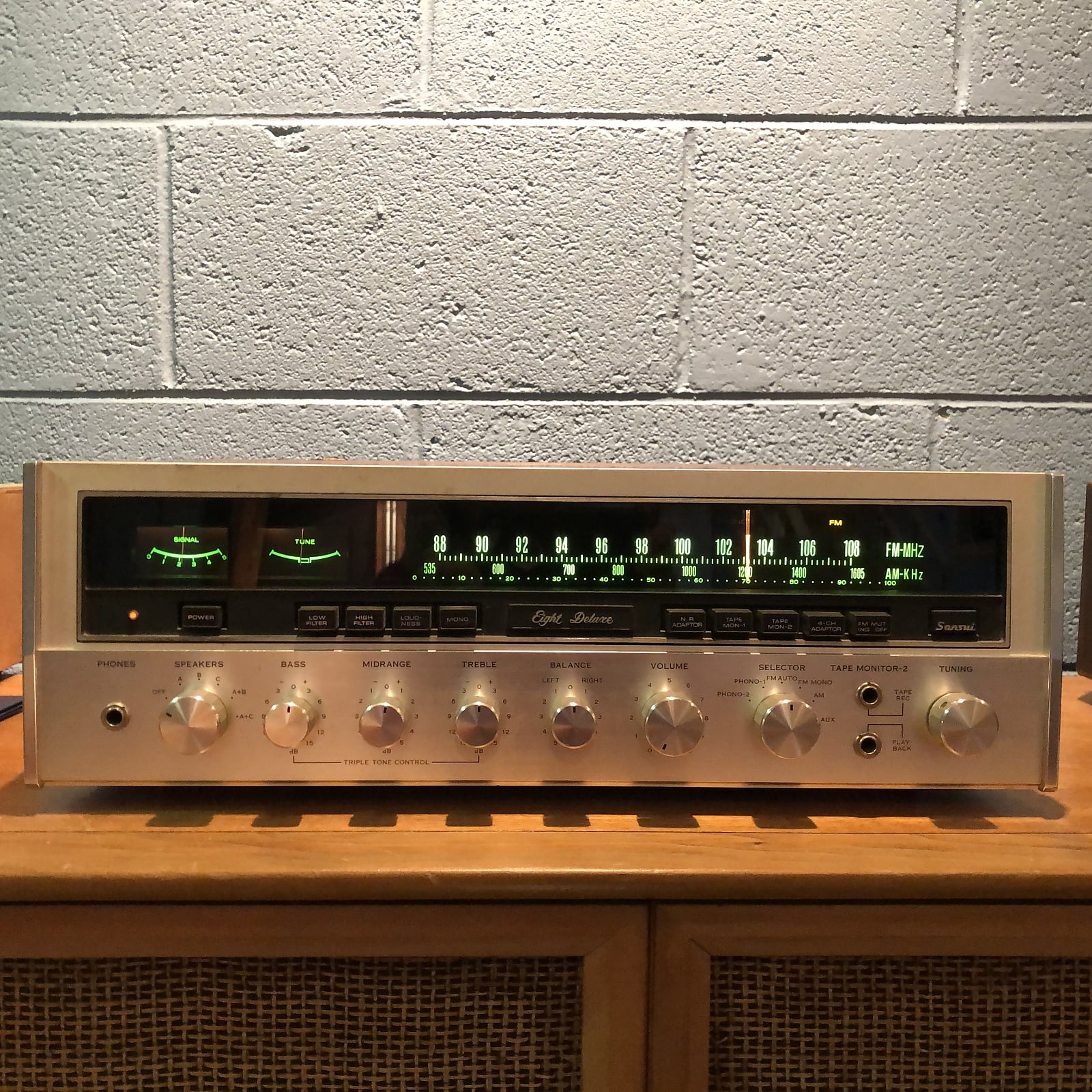 Sansui Eight Deluxe Stereo Receiver | Reverb