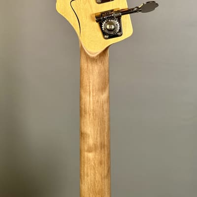 Nash MB/J-63 Mustang Precision Jazz Bass - Black image 9