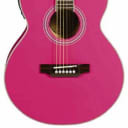 JB Player JBEA15 Bloom Acoustic-Electric Single-Cutaway Guitar - Pink