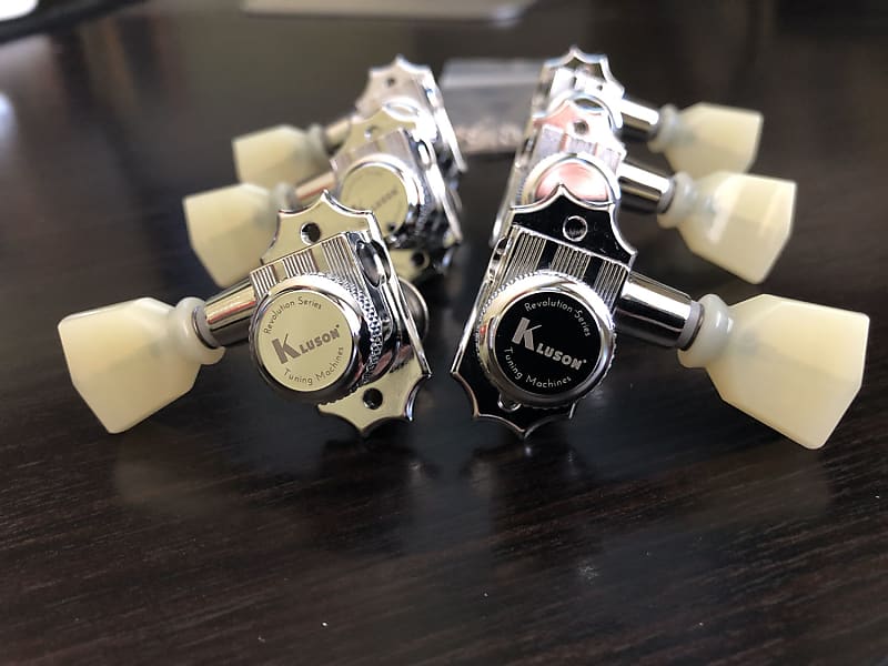 Kluson 3x3 Locking Tuners Revolution Series for Gibson Reverb