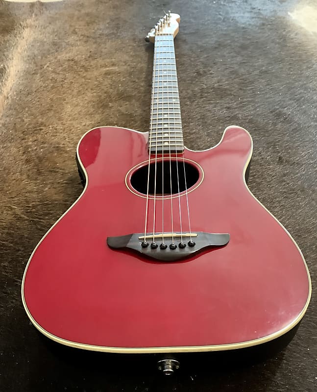 Fender Telecoustic Red