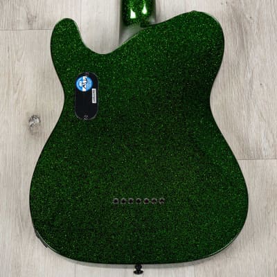 ESP LTD SCT-607 Baritone Stephen Carpenter Signature Series 7-String Guitar, Ebony Fretboard, Green image 7
