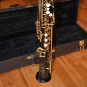 LA Sax Soprano Sax Model LA110 late 90s Black Reverb
