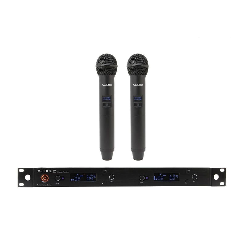 Audix AP42 OM5 Dual Handheld Wireless Microphone System (B Band, 554-586 MHz) image 1