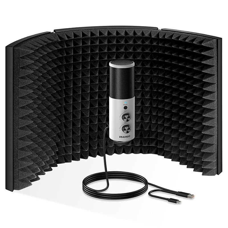 Usb Condenser Microphone, 192Khz/24Bit Professional Pc Reverb