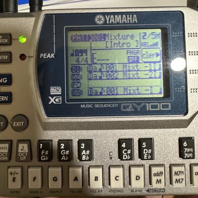 Yamaha QY100 Sequencer 1996 - 2002 - Silver