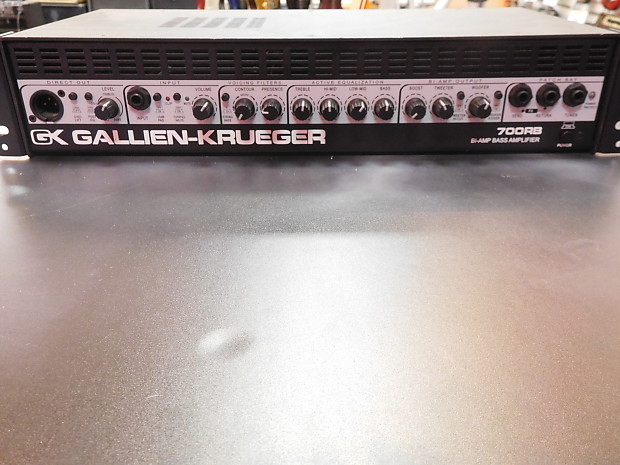 Gallien-Krueger 700RB 450-Watt Biamp Bass Amp Head image 1