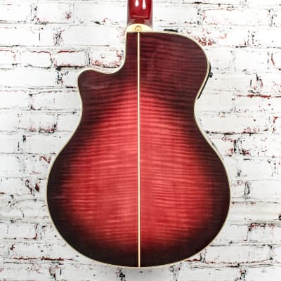 Yamaha APX-9C Acoustic-Electric Guitar, Red Burst w/ Case