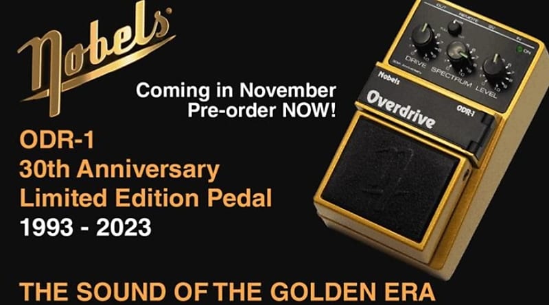 Nobels ODR-1 30th Anniversary Natural Overdrive Pedal. New with Full  Warranty!