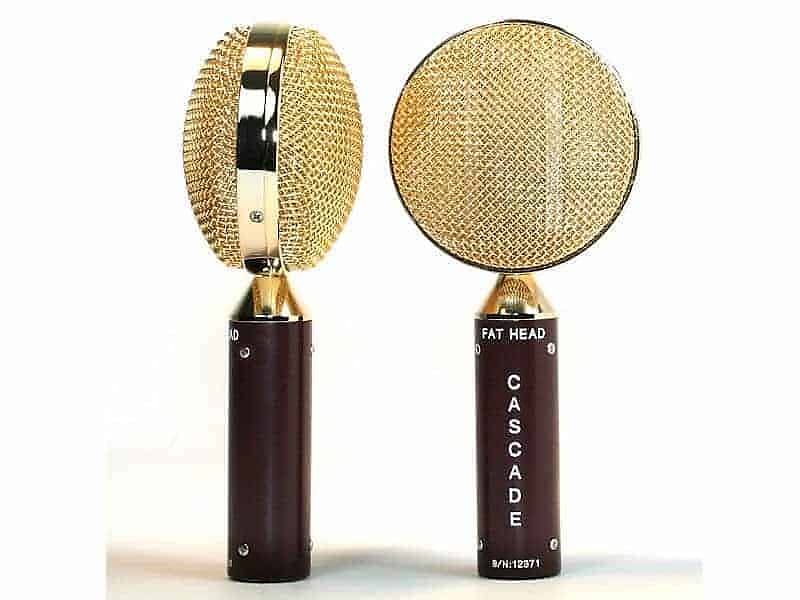 Cascade Fat Head Microphone Stereo Pair Blumlein Package Brown / Gold image 1