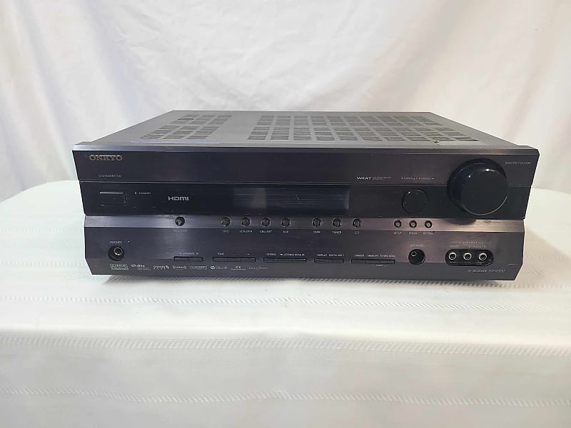 Onkyo HTR550 Receiver Black Reverb
