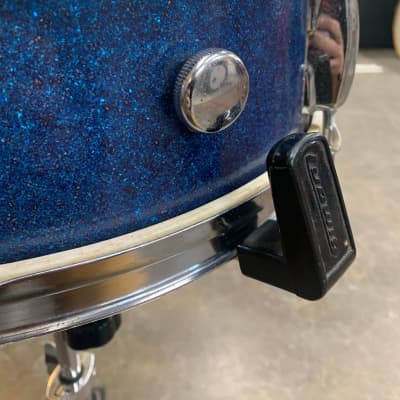 Black Jack Vintage MIJ 5" x 14" Blue Sparkle Snare Drum image 7